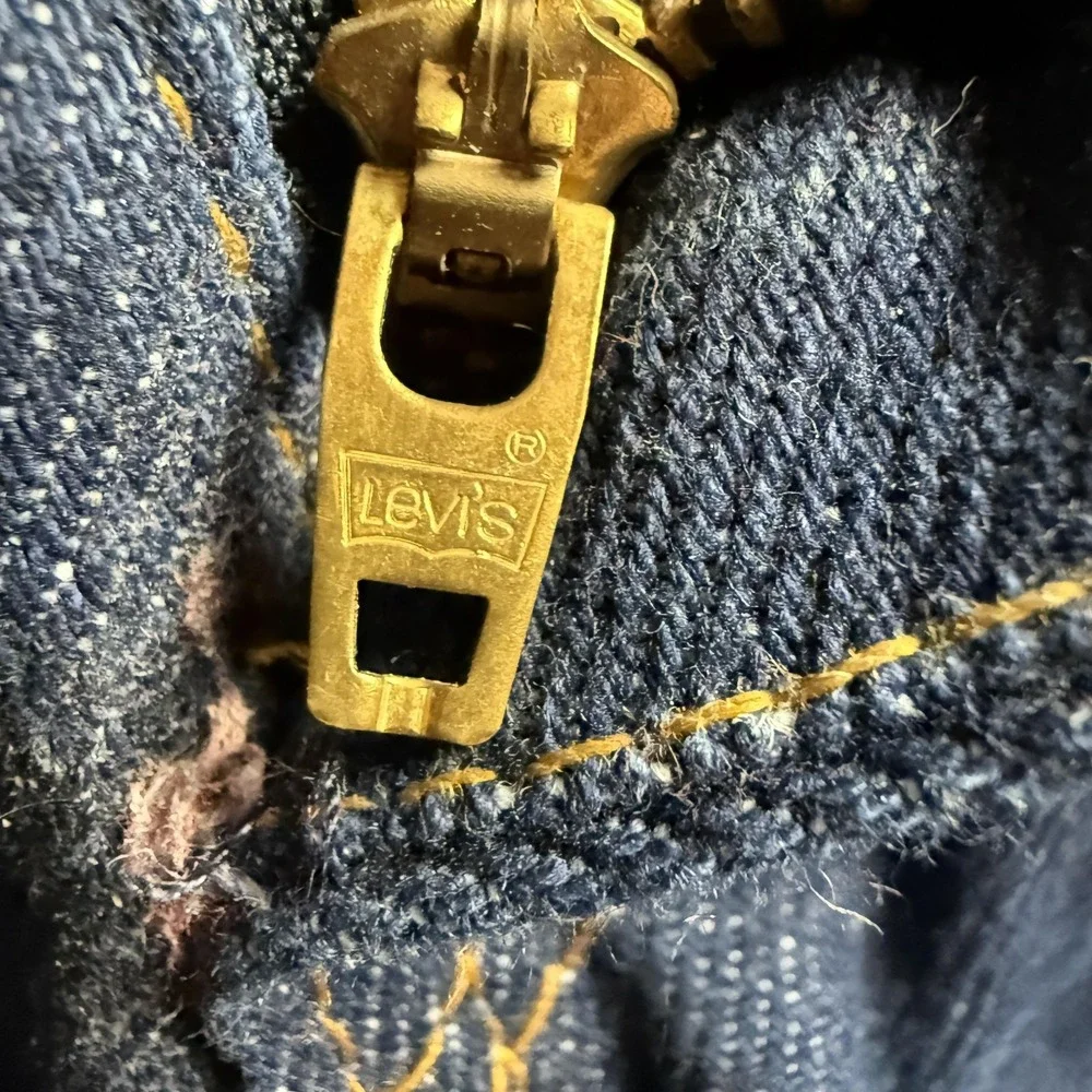 VTG 80s Levis 20508 Mens Jeans 34x30 Straight Leg Orange Tab Made USA Denim‎